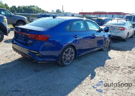 2021 Kia Forte Gt из США, поврежденный, VIN 3KPF44AC8ME283484
